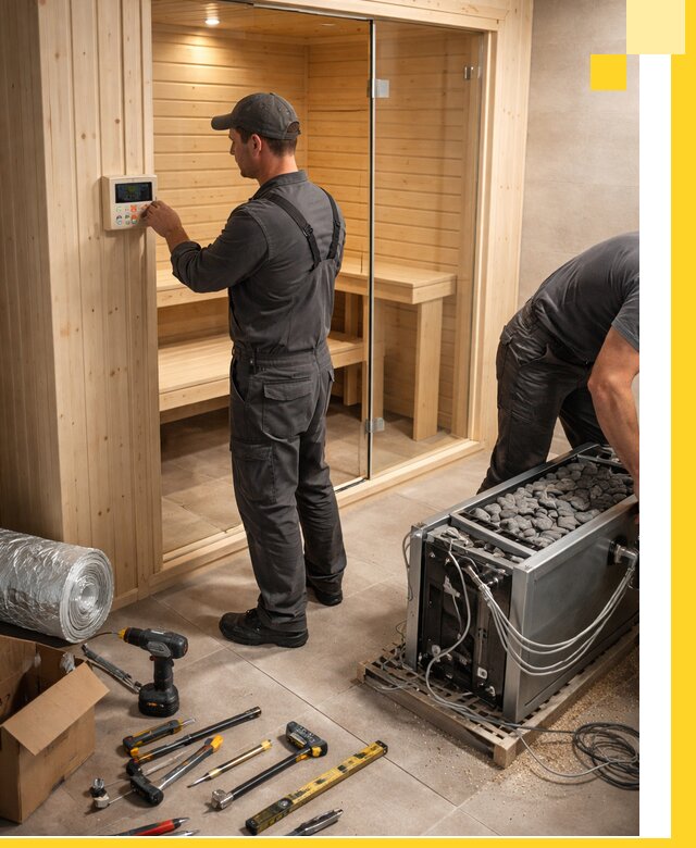 Поставка, установка и монтаж электрических саун в Юбилейном