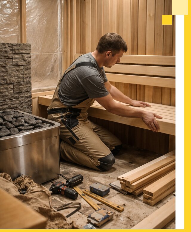 Сауны для дома под ключ с проектированием и монтажом в Юбилейном