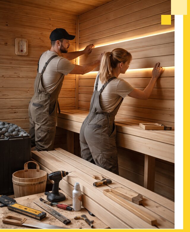 Дизайн саун и бань под ключ с индивидуальным проектом в Юбилейном