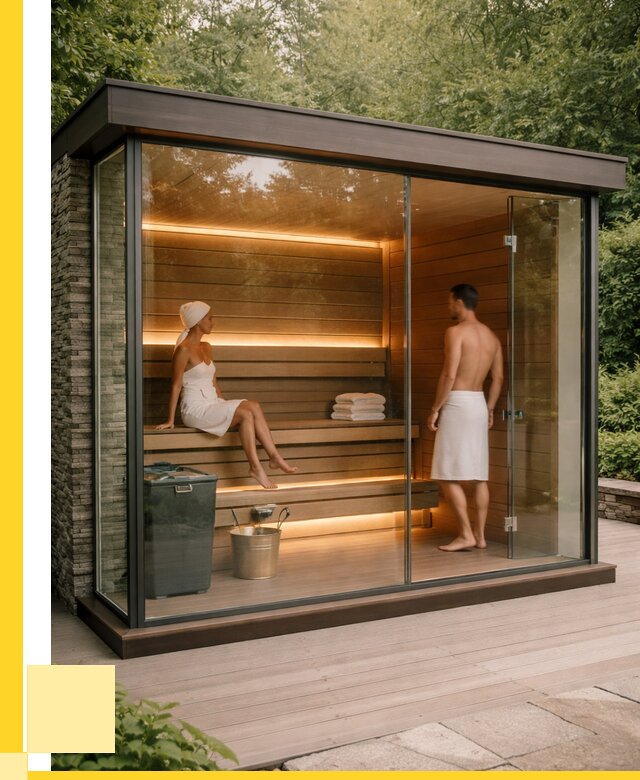 Сауна стеклянная и двери для сауны в Юбилейном от 257575 р. | ЭриданЮбл