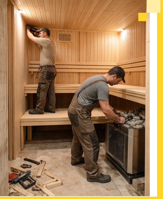 Купить сауну под ключ в Юбилейном с монтажом и гарантией