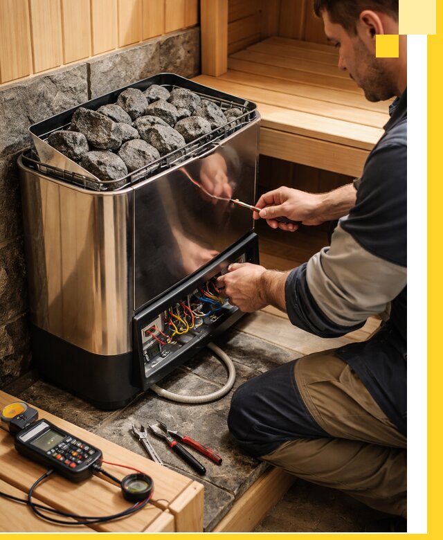 Продажа и установка электрокаменок для саун в Юбилейном