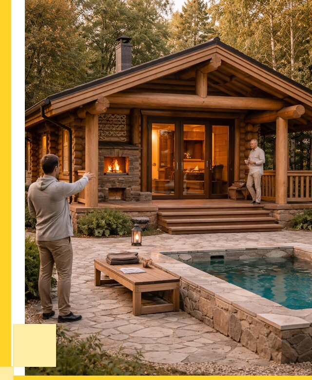 Проекты бань и хамам в Юбилейном от 25758 р. | ЭриданЮбл