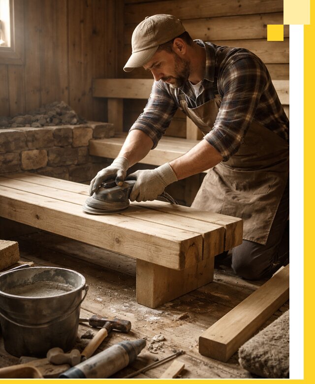 Ремонт бань под ключ в Юбилейном с гарантией качества и сроков