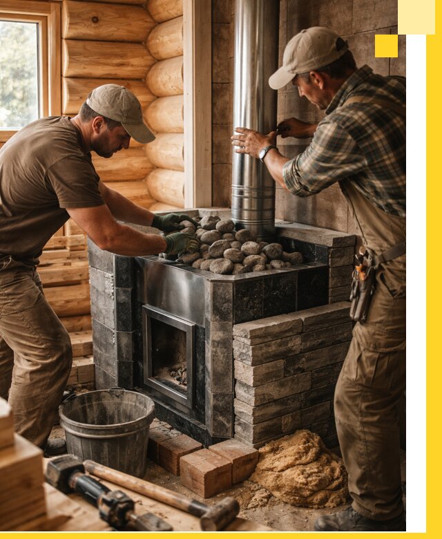 Строительство и отделка русских бань под ключ в Юбилейном