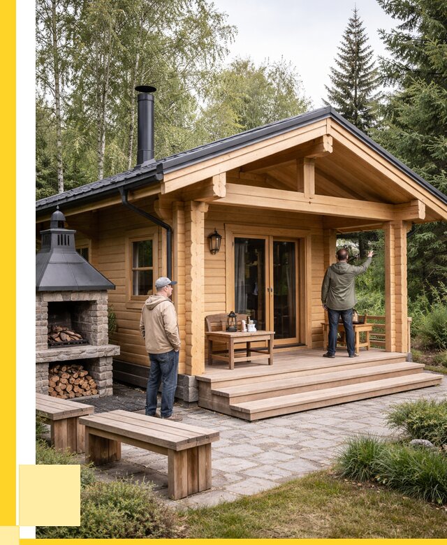 Деревянные бани под ключ в Юбилейном от 463635 р. | ЭриданЮбл