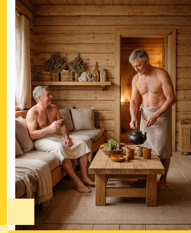 Бани с комнатой отдыха под ключ в Юбилейном от 463635 р. | ЭриданЮбл