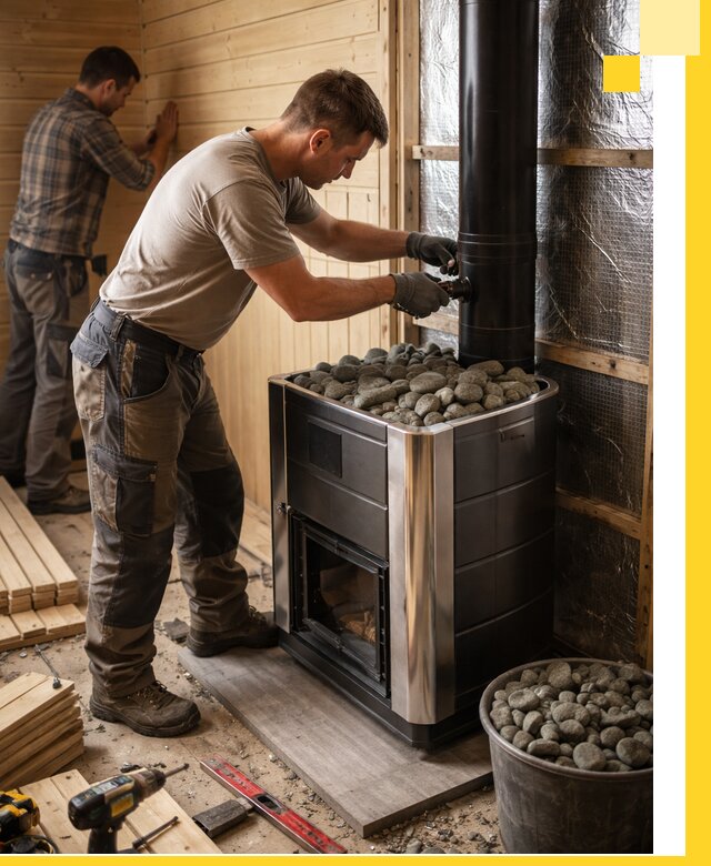 Проектирование и строительство парилок для бани в Юбилейном под ключ