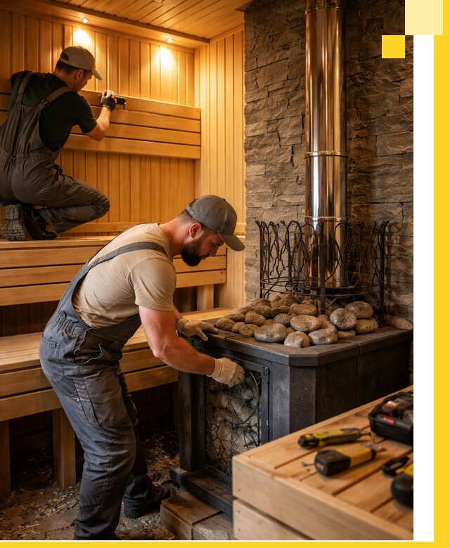 Комплексный дизайн бань, саун и зон отдыха в Юбилейном