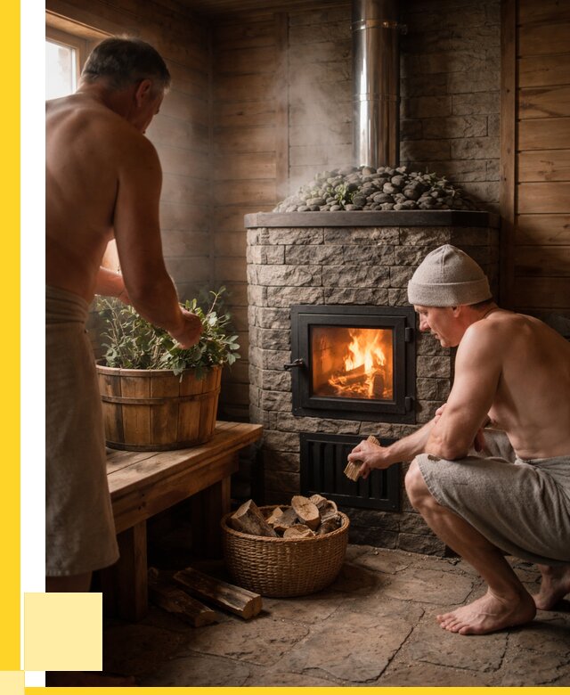 Банные печи под ключ в Юбилейном от 46364 р. | ЭриданЮбл кирпичная