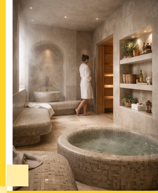 Строительство бани с хамамом в Юбилейном от 772725 р. | ЭриданЮбл