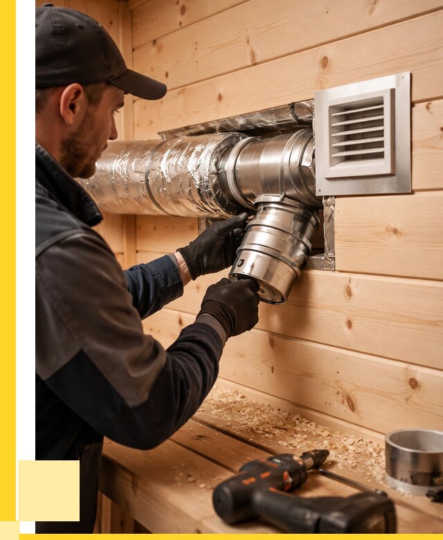 Монтаж вентиляции бани в Юбилейном от 12364 р. | ЭриданЮбл