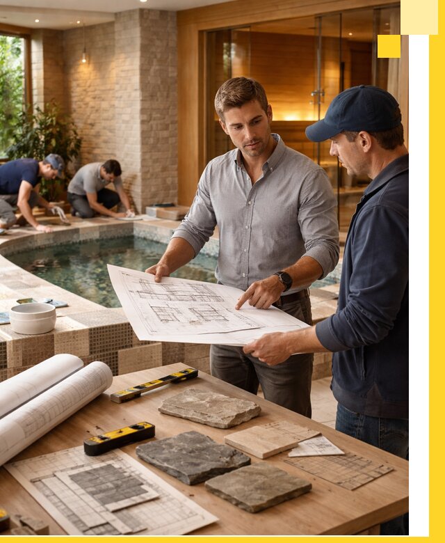 Проектирование SPA зон под ключ в Юбилейном с инженерией